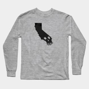 Skullifornia Black Skull Long Sleeve T-Shirt